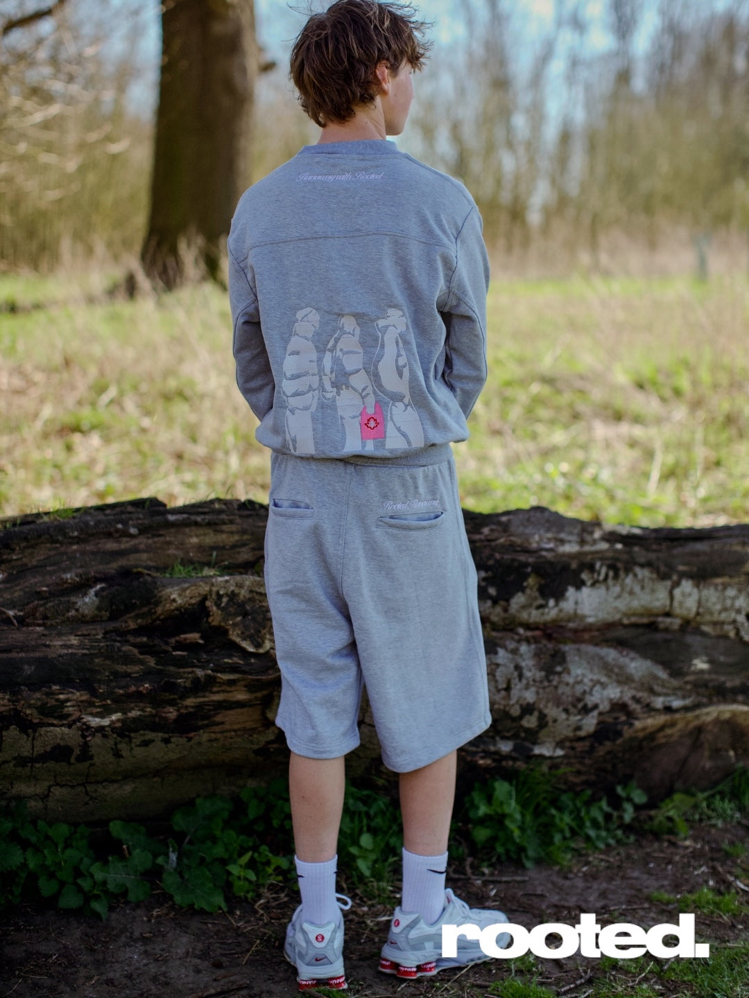 RUNAWAY ROOTED SWEAT SHORTS