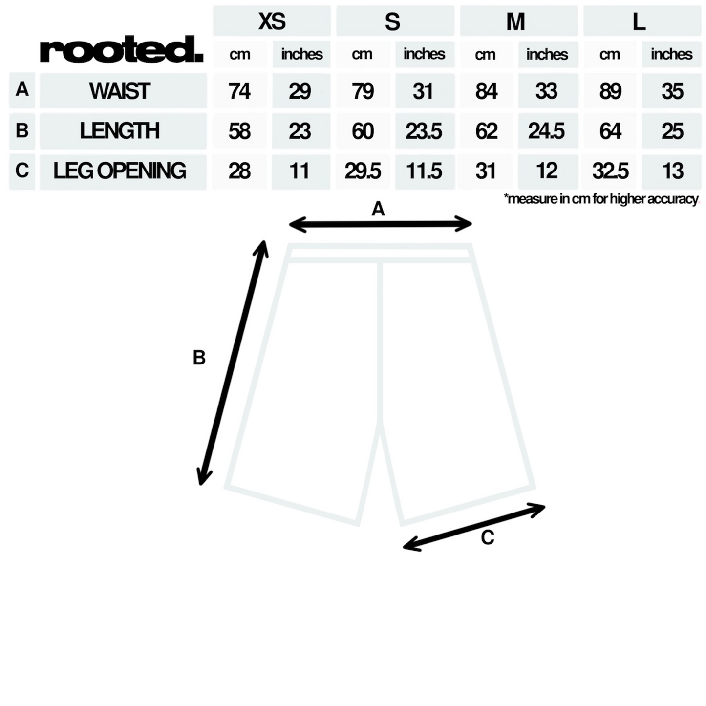 ROOTED JORTS