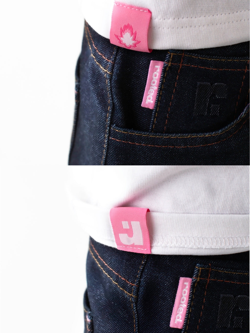 ROOTED BLOOM DENIM