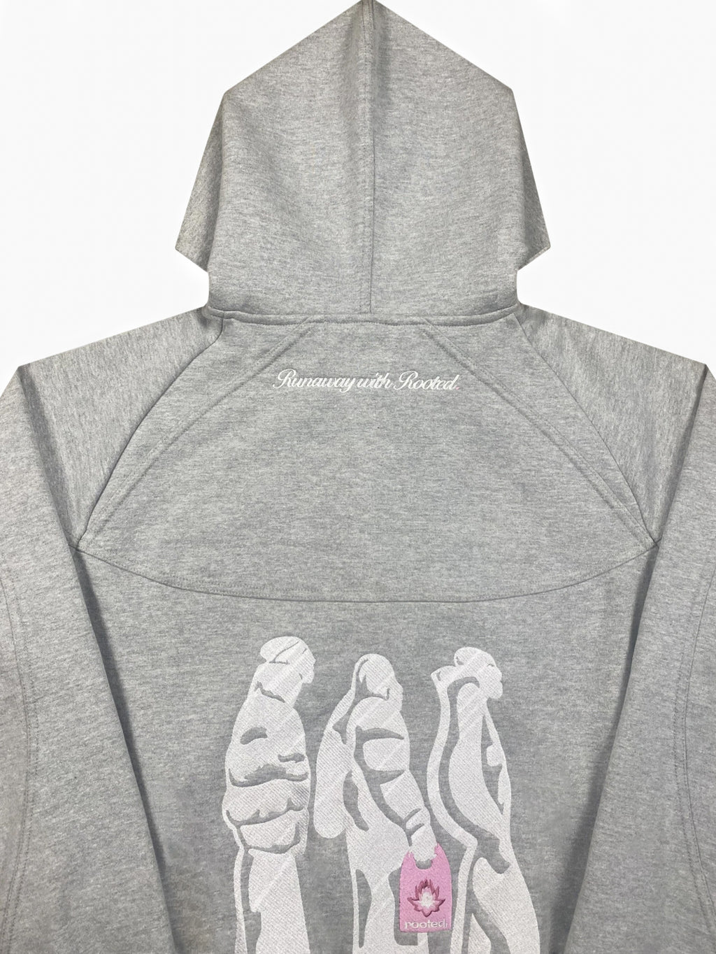 RUNAWAY ROOTED GREY ZIPUP