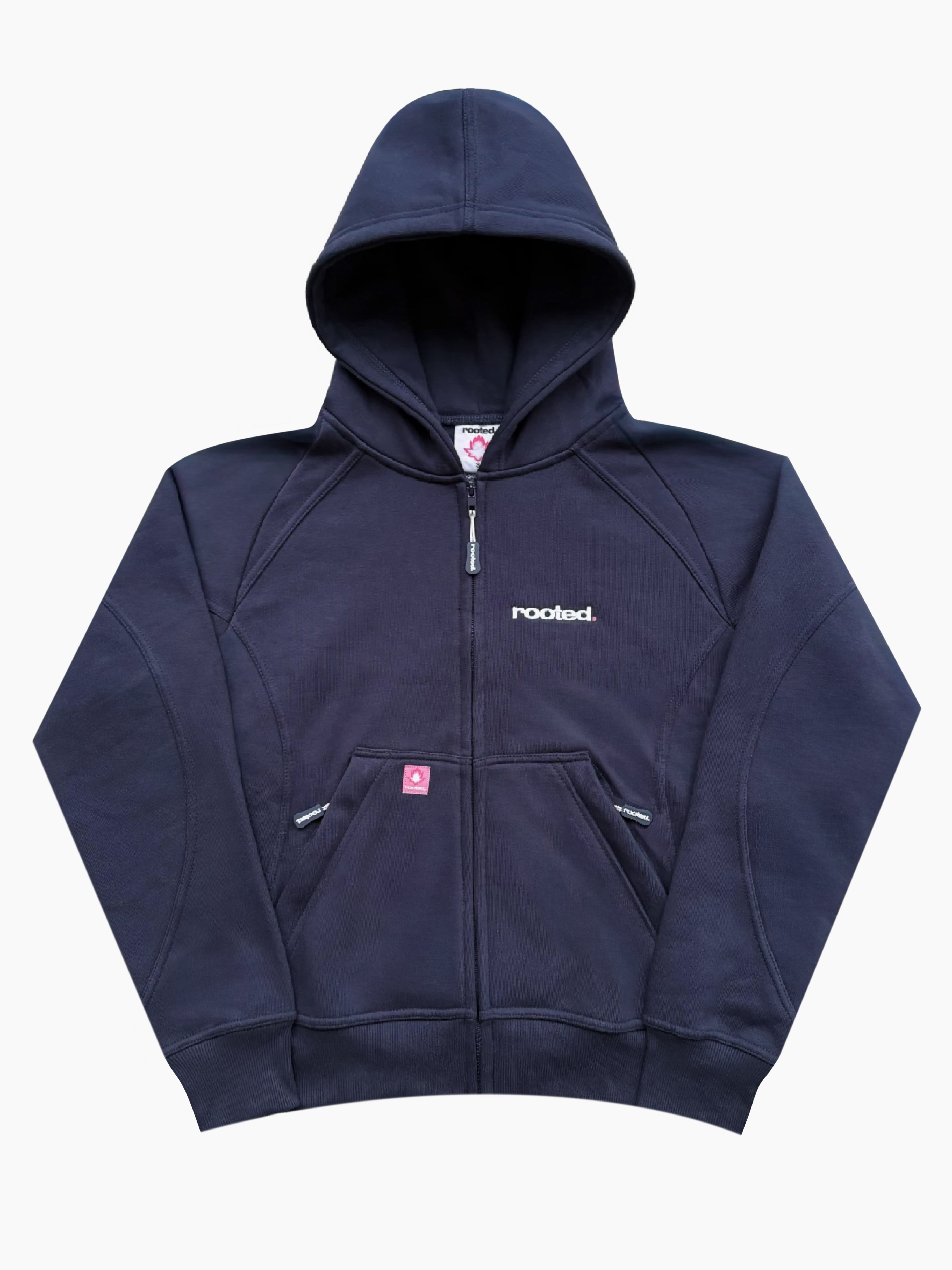 RUNAWAY ROOTED NAVY ZIPUP