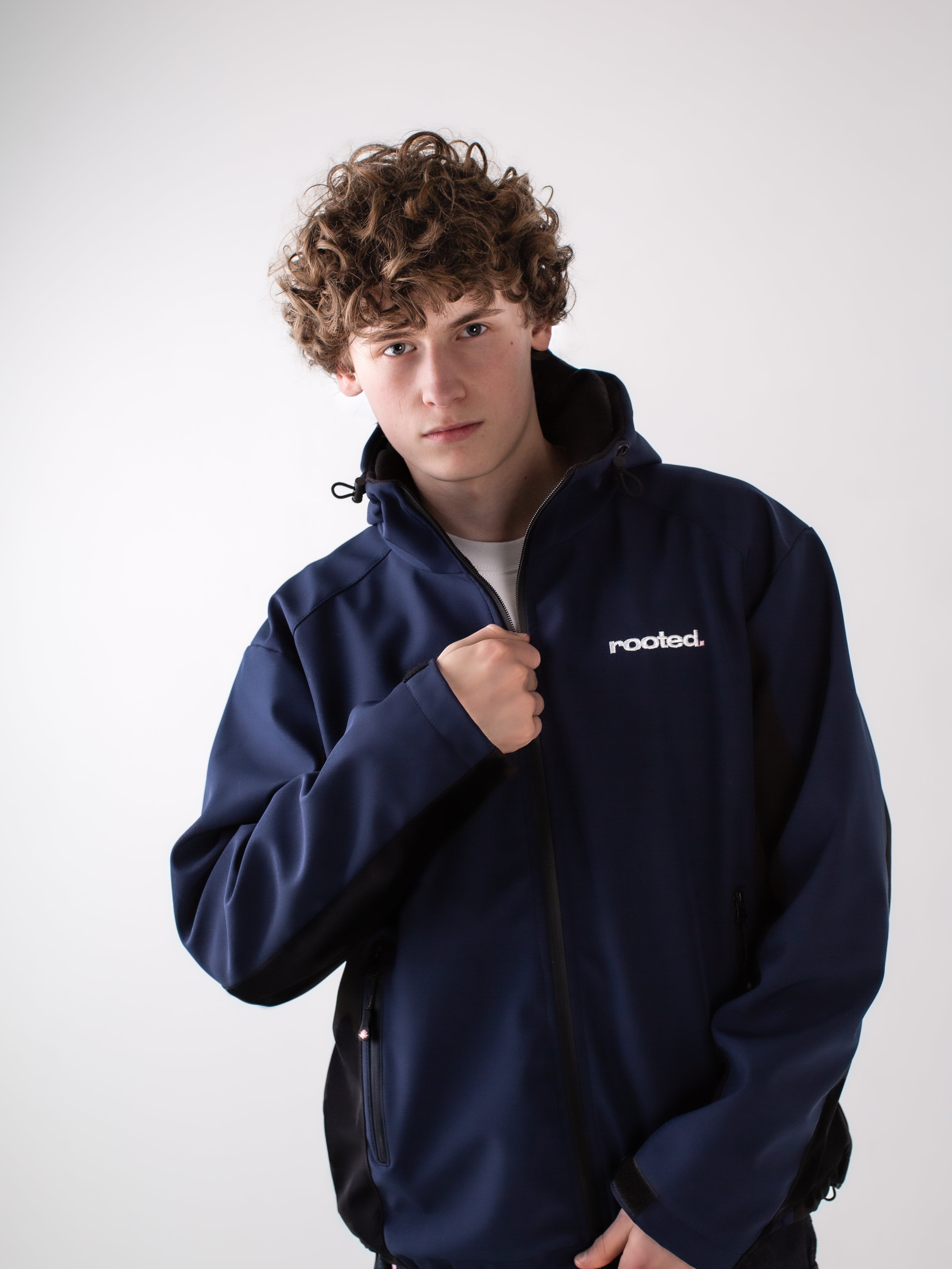 ROOTED TRUE-NAVY JACKET