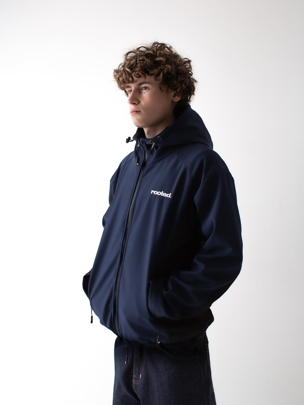 ROOTED TRUE-NAVY JACKET