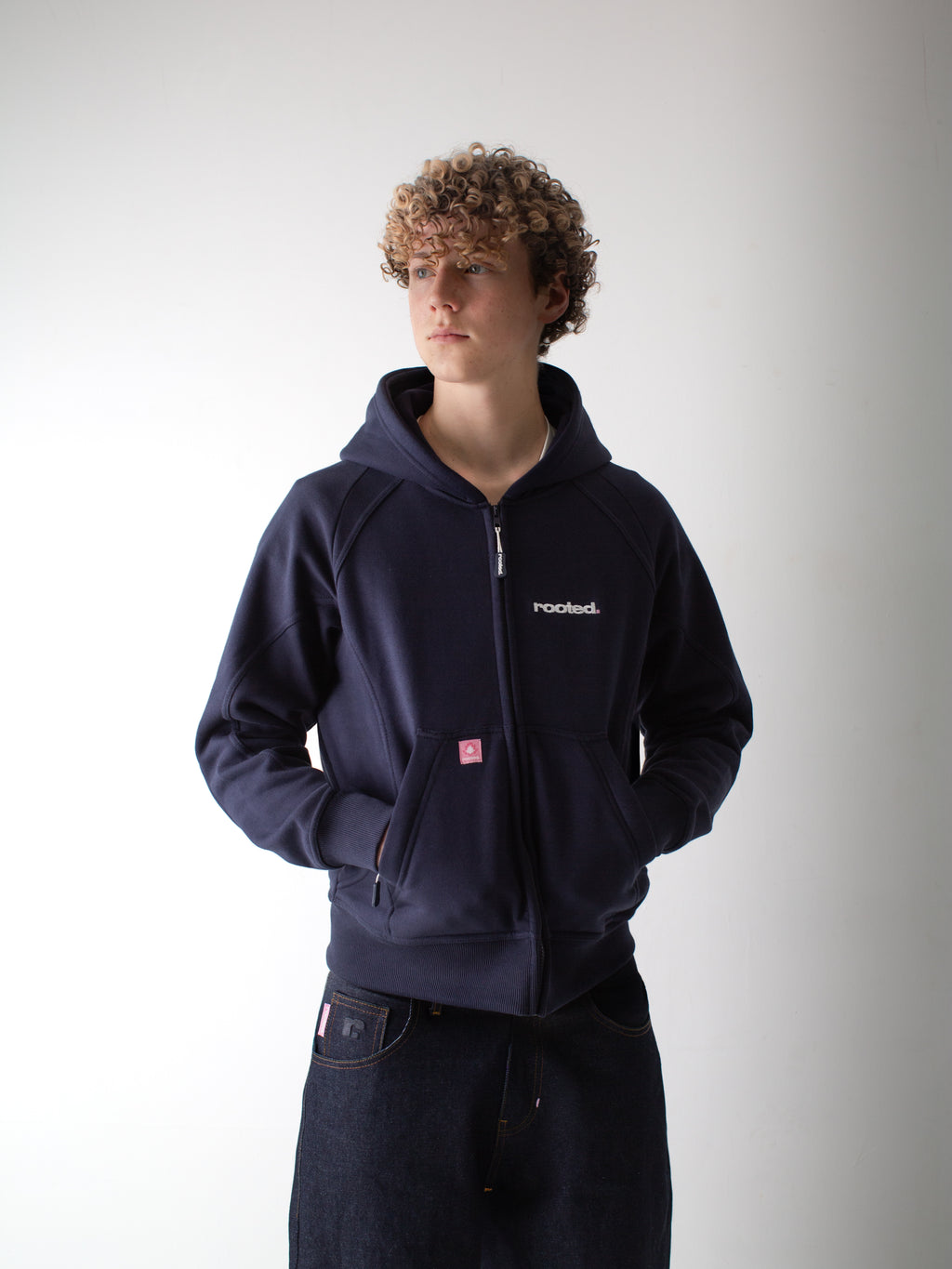 RUNAWAY ROOTED NAVY ZIPUP