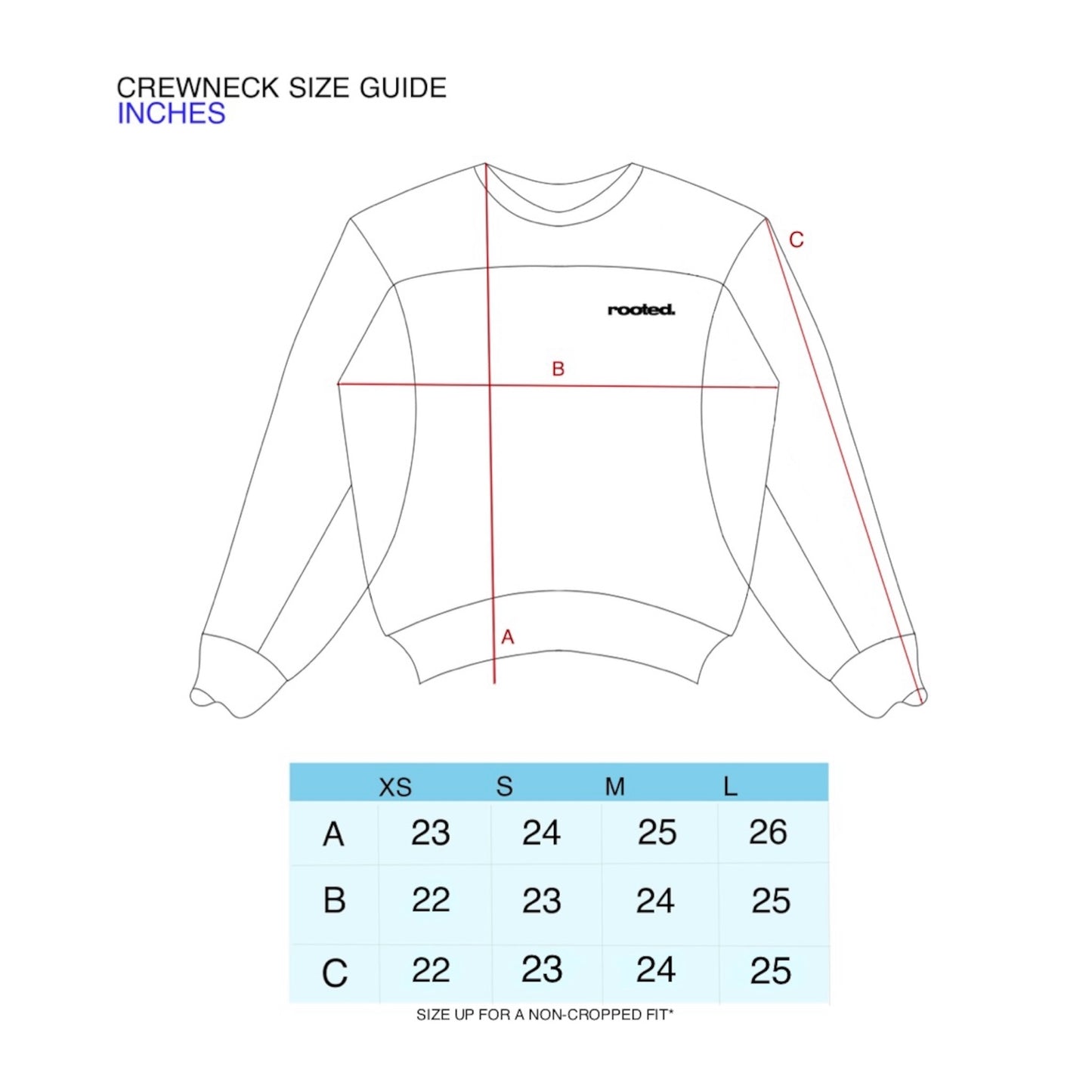 RUNAWAY ROOTED CREWNECK